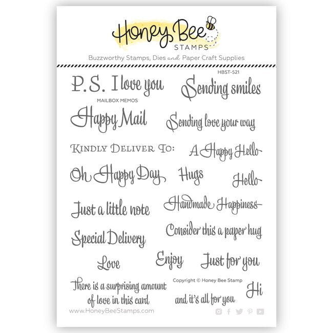 Mailbox Memos Stamp Set