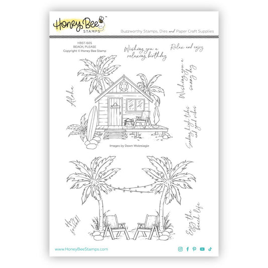 Beach Please Stamp Set