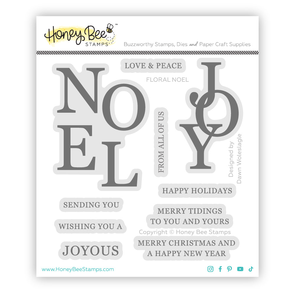 Floral Noel Stamp Set