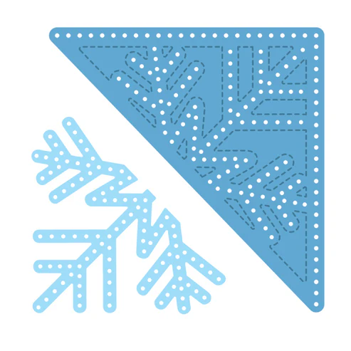 In Stitches: Bookmarked Snowflake Honey Cuts