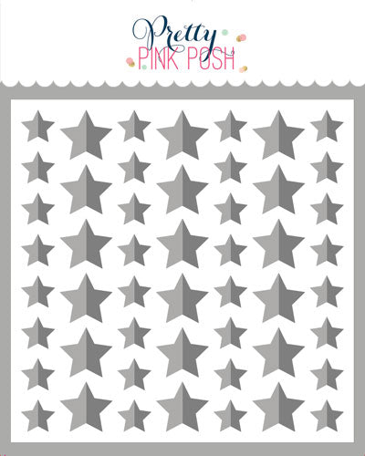 Half Stars Stencil Set