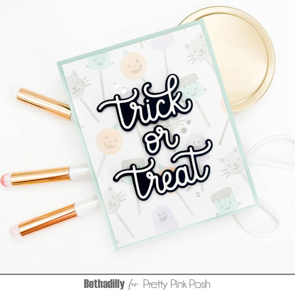 Halloween Cake Pops Stencils