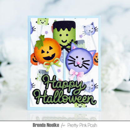 Halloween Cake Pops Stencils