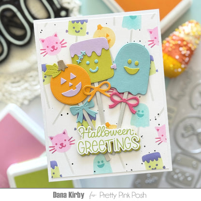 Halloween Cake Pops Stencils