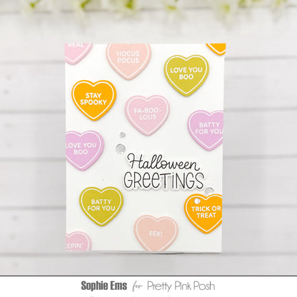 Halloween Candy Hearts Stamp Set