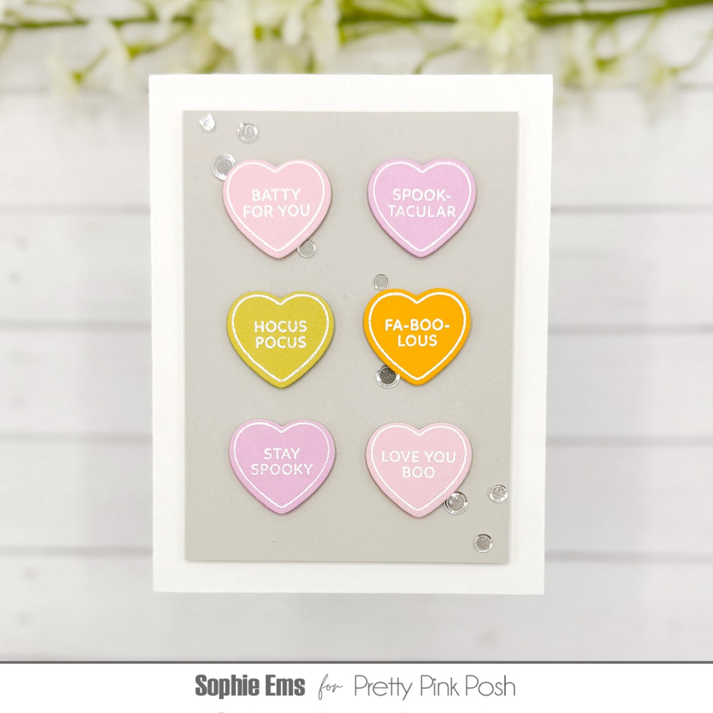 Halloween Candy Hearts Stamp Set