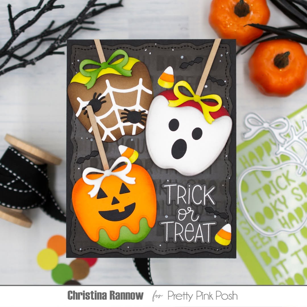 Halloween Caramel Apple Dies
