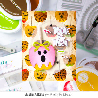 Halloween Candy Apples Stencils