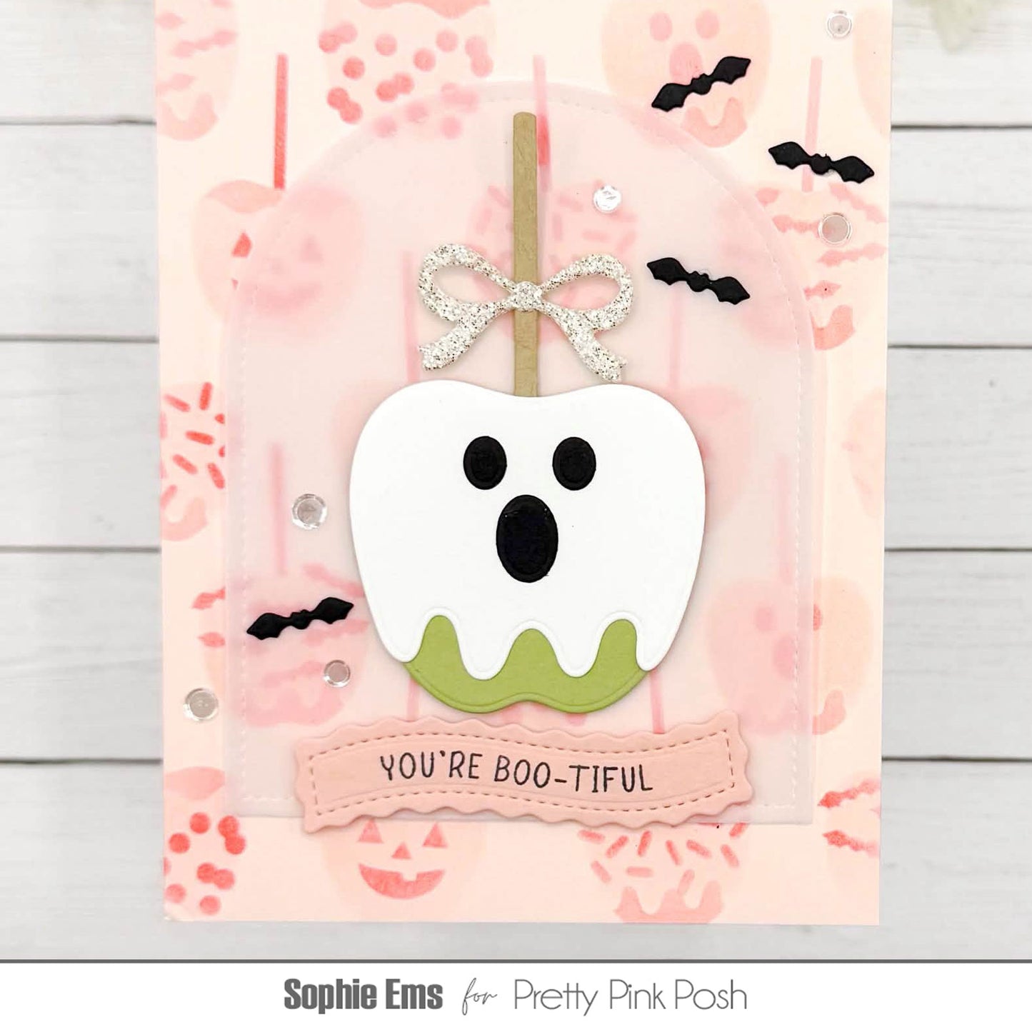 Halloween Candy Apples Stencils