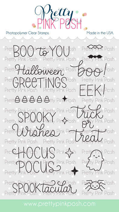 Halloween Greetings Stamp Set