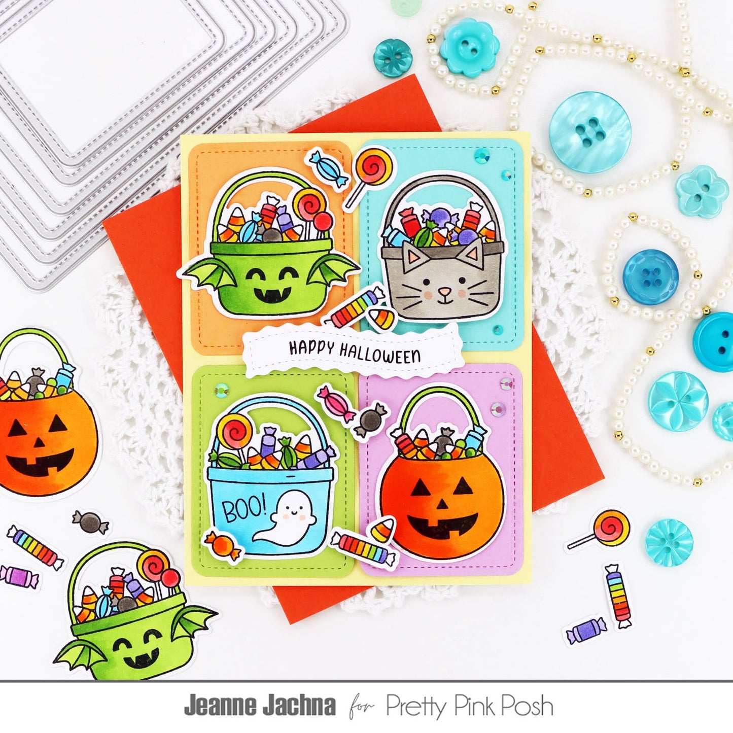 Halloween Treat Buckets Stamp Set