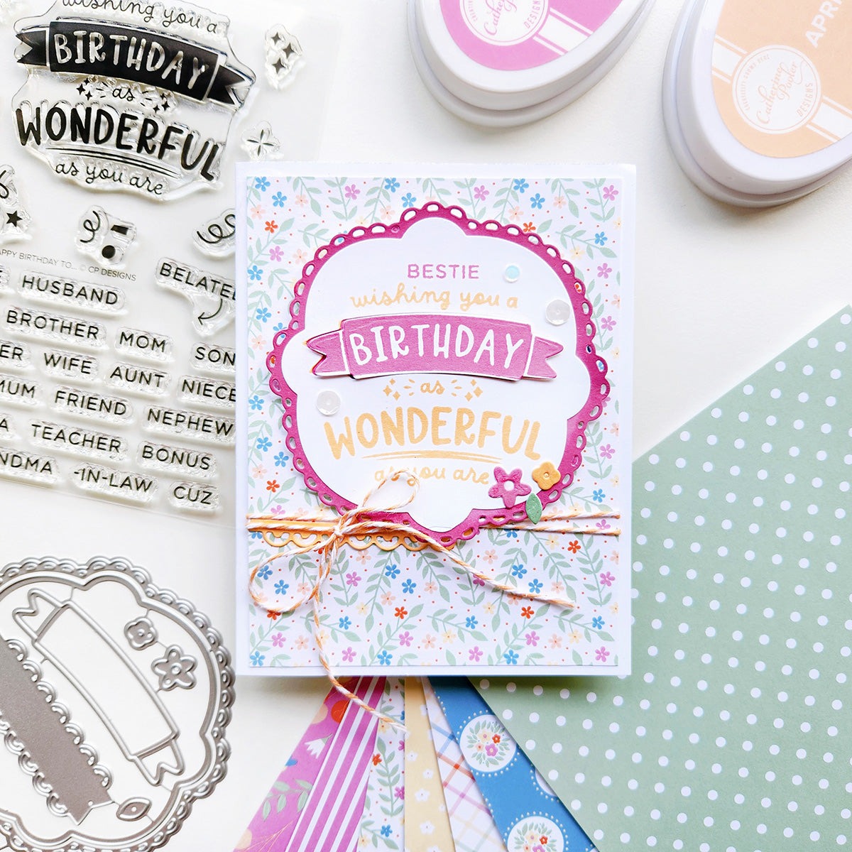 Happy Birthday To... Sentiments Stamp Set 