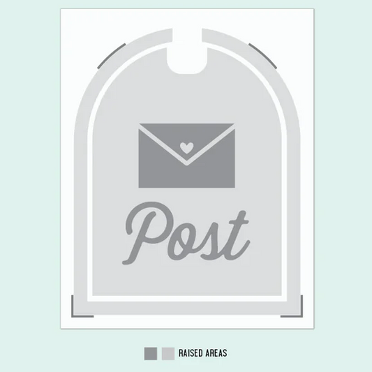 Happy Mail Embossing Folder