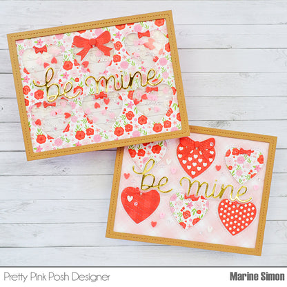 Be Mine Script Hot Foil Plate