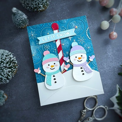 North Pole Sentiments Etched Dies