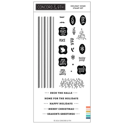 Holiday Home Stamp Set