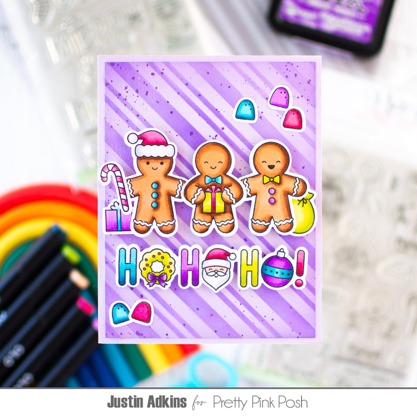 Holiday Word Scenes Stamp Set