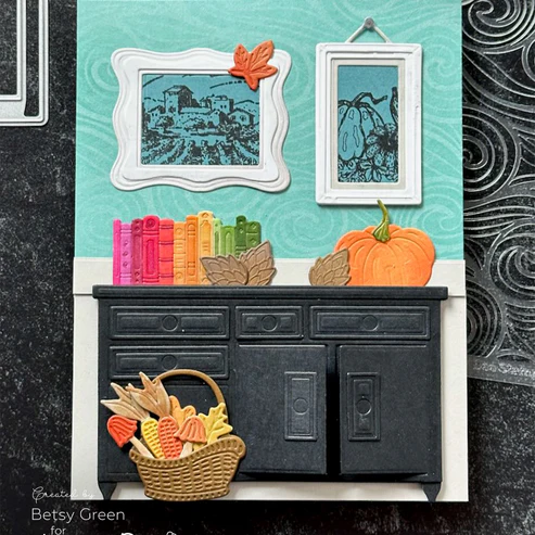 Lovely Layers: Hoosier Cabinet Fall Add-On Honey Cuts