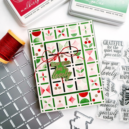 Refined Grid Builder Stencil 