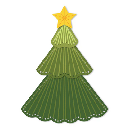 In Stitches: Christmas Tree Honey Cuts