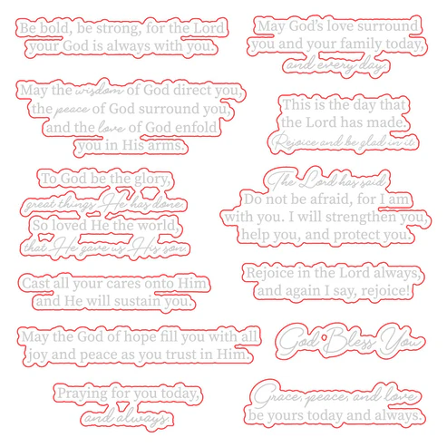 Inside Sentiments: God's Love Honey Cuts