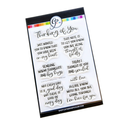 Inside Out Thinking of You Sentiments Stamp Set