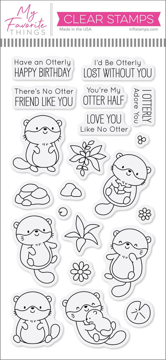 Adorable Otters Stamp Set
