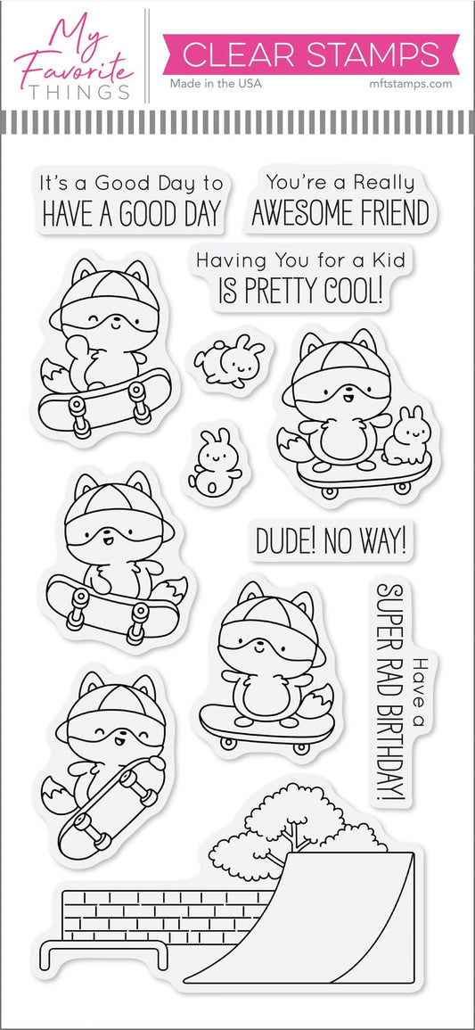 Super Rad Skaters Stamp Set