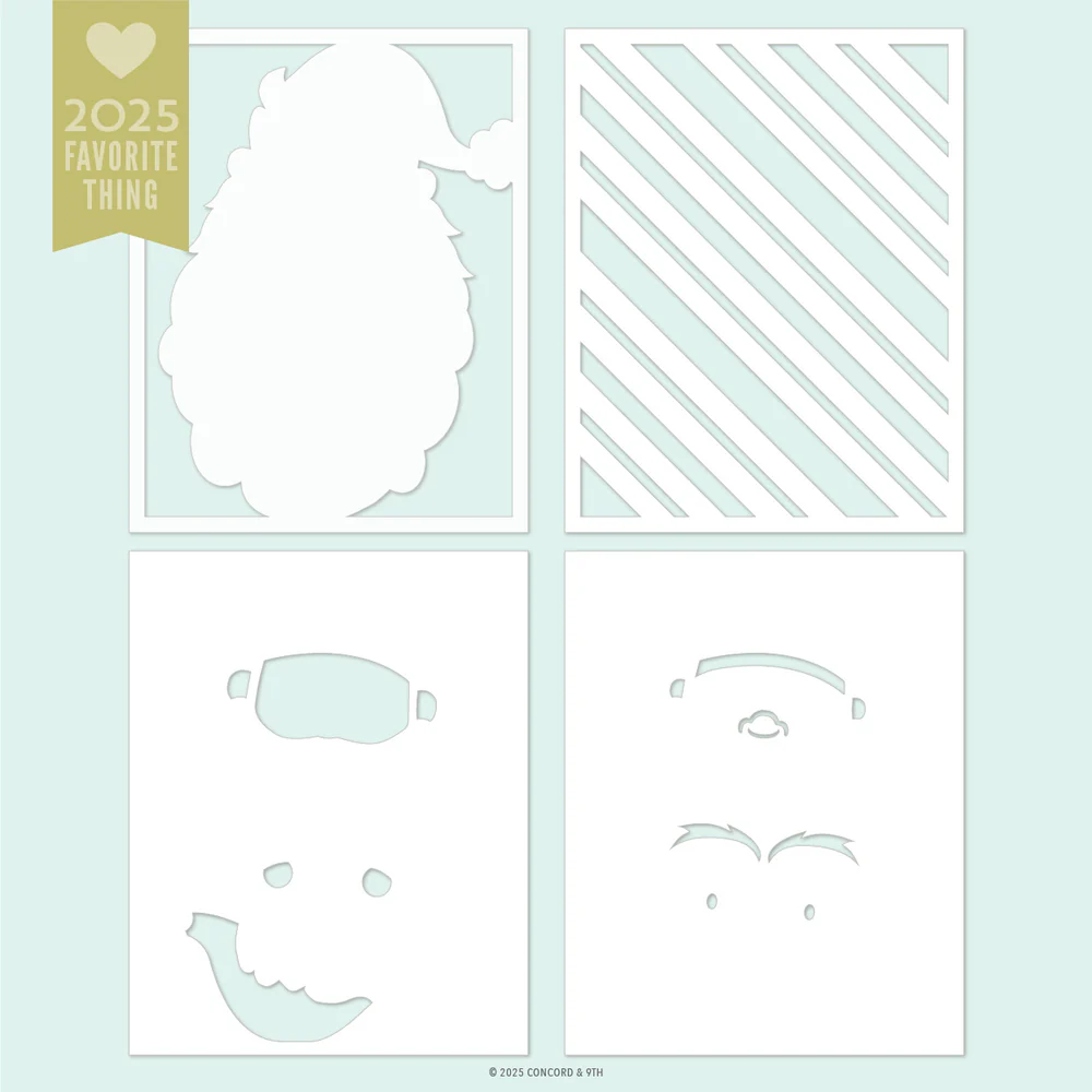 Jolly St. Nick Stencil Pack