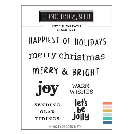 Joyful Wreath Stamp Set