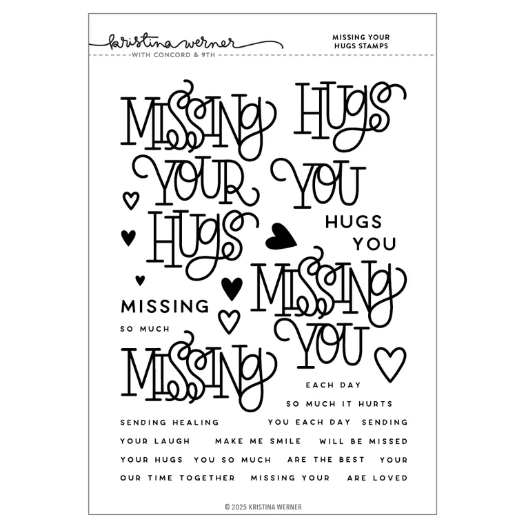 Missing Your Hugs Stamp Set