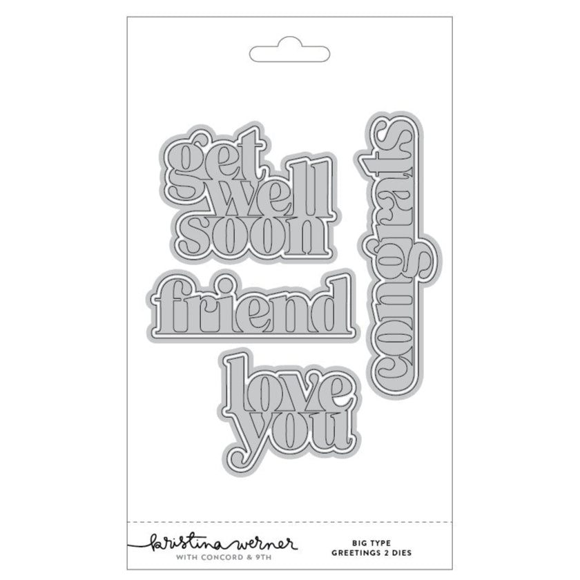 Big Type Greetings 2 Dies