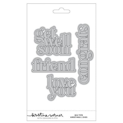 Big Type Greetings 2 Dies