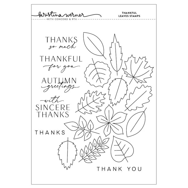 Thankful Leaves Stamp Set