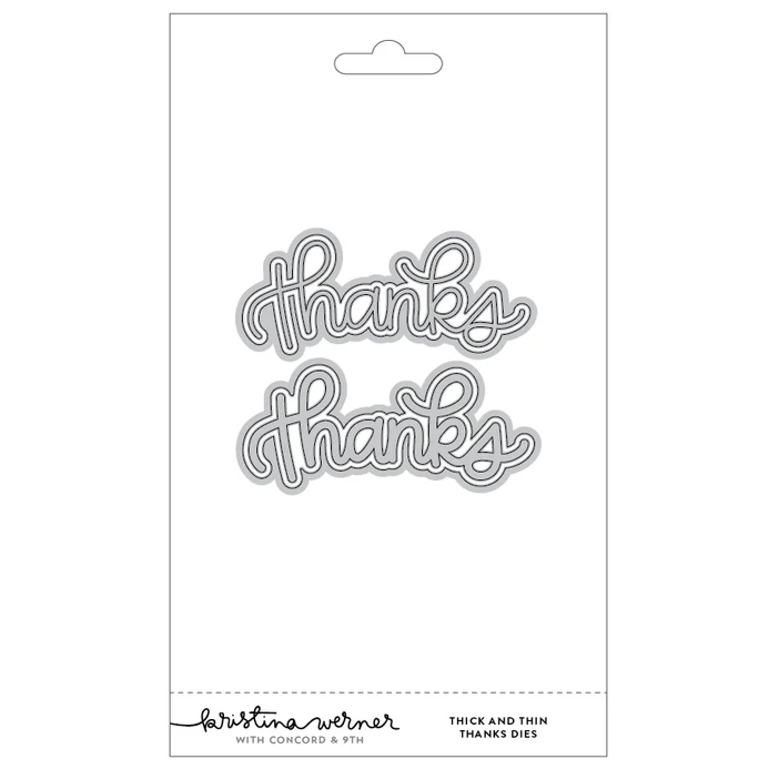 Thick and Thin Thanks Dies