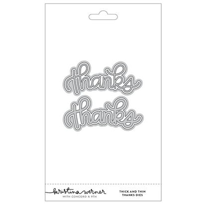 Thick and Thin Thanks Dies