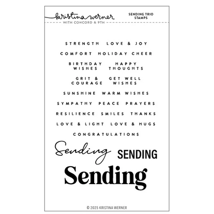 Sending Trio Stamp Set