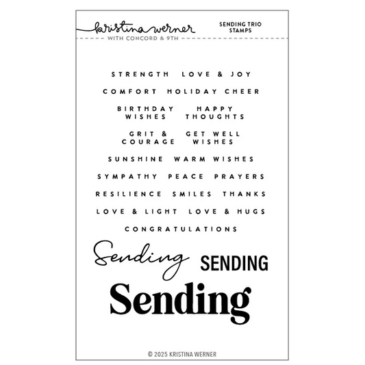 Sending Trio Stamp Set