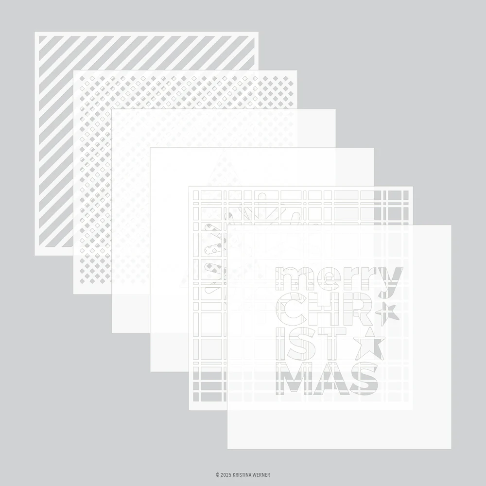 Simple Christmas Stencils