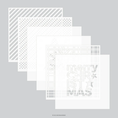 Simple Christmas Stencils