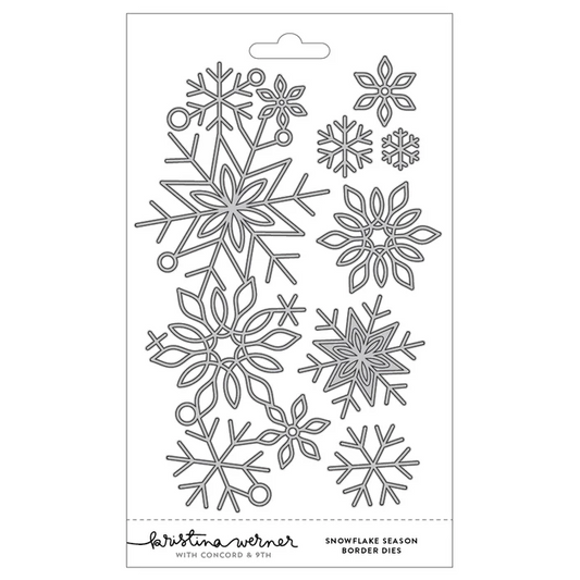 Snowflake Season Border Dies
