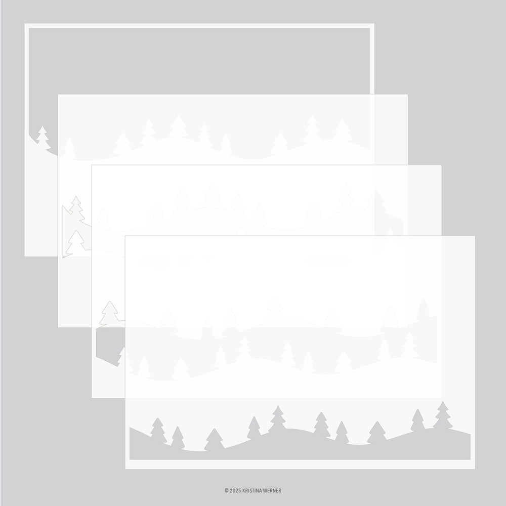 Trees and Forest Stencil Pack 
