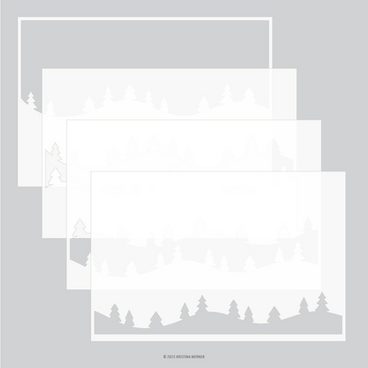 Trees and Forest Stencil Pack 
