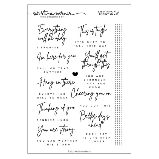 Everything Will Be Okay Stamp Set