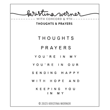 Thoughts and Prayers Stamp Set 