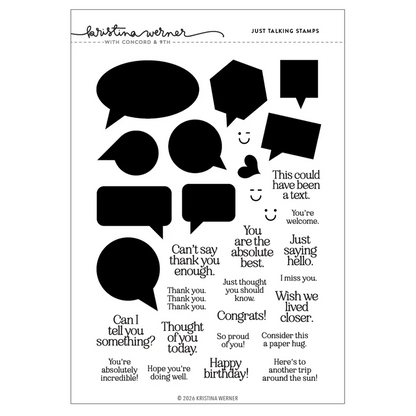 Just Talking Stamp Set 