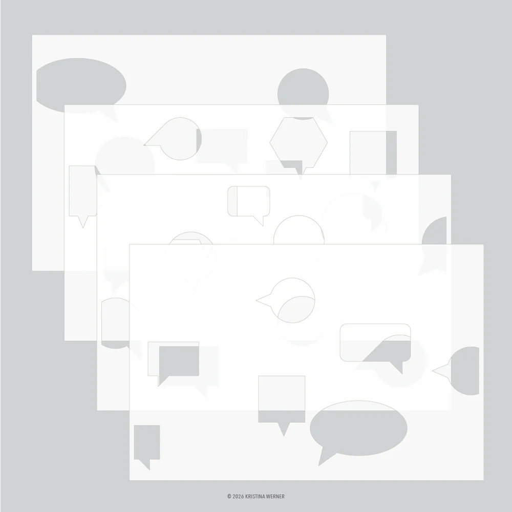 Just Talking Stencil Pack 