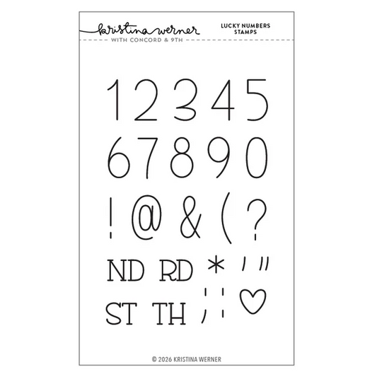 Lucky Numbers Stamp Set 