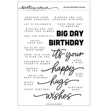 Big Day Birthday Stamp Set