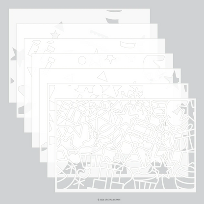 Big Day Birthday Stencil Pack